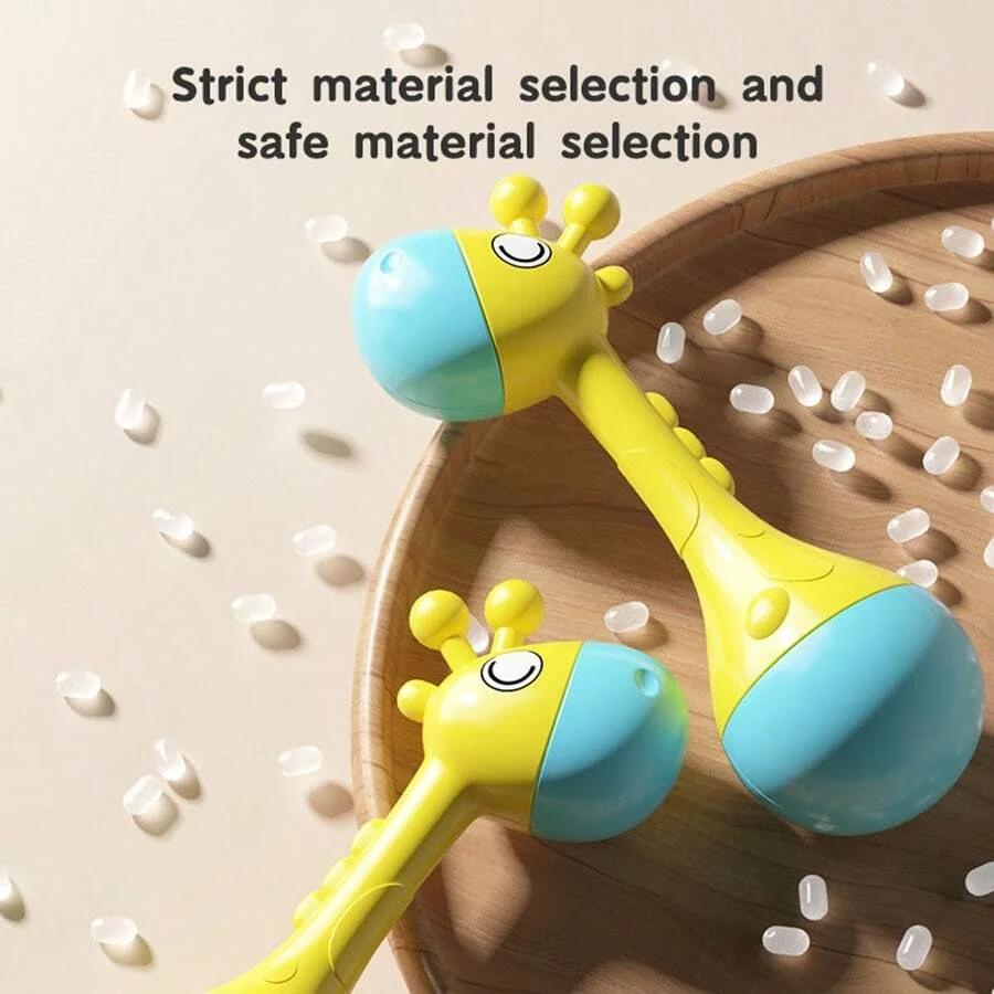 Hochet de première main pour bébé, jouets éducatifs pour bébé, cadeau pour bébé hochet à main en pla