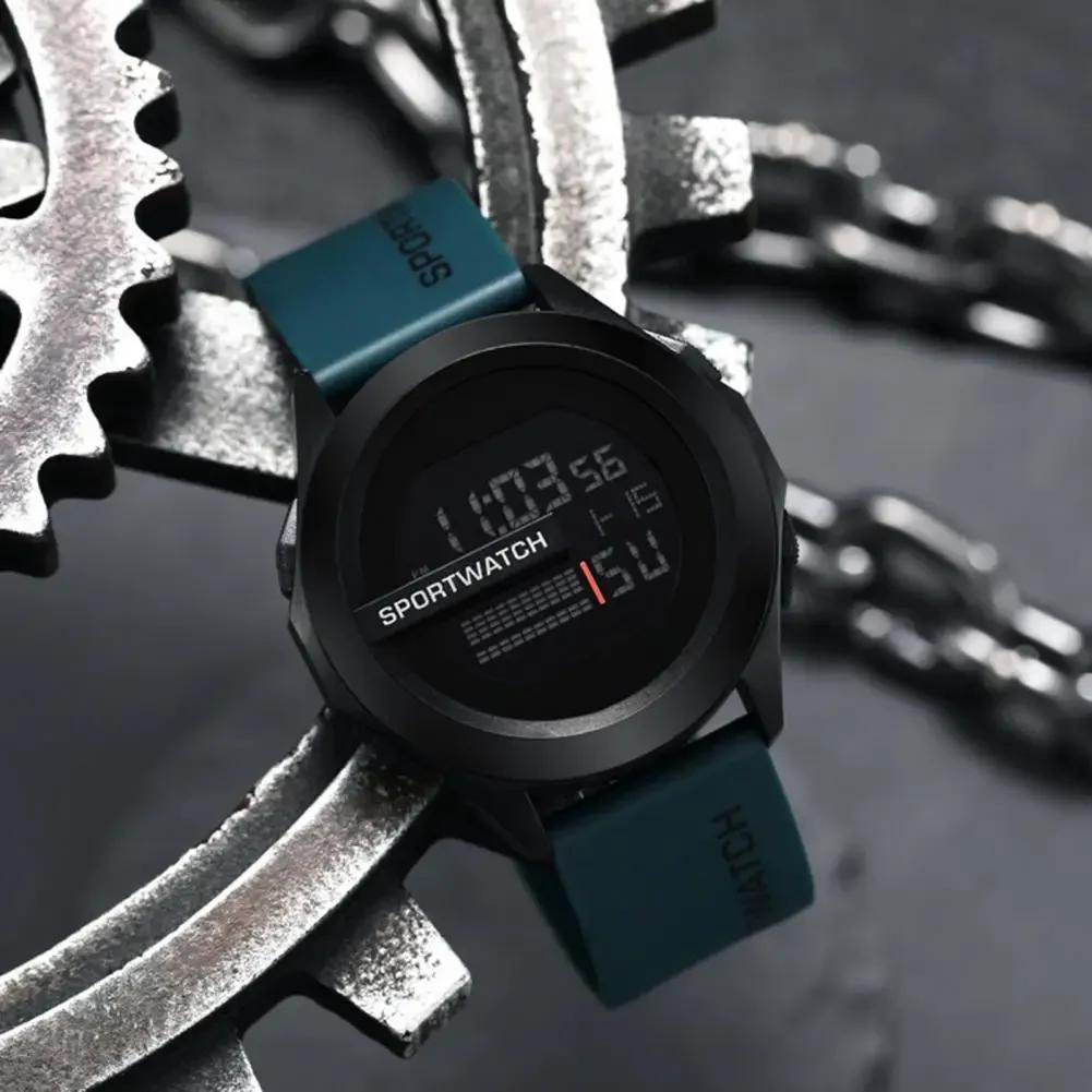 Montres de Sport pour hommes réveil multifonction hommes LED montre numérique étanche Fitness Sport 