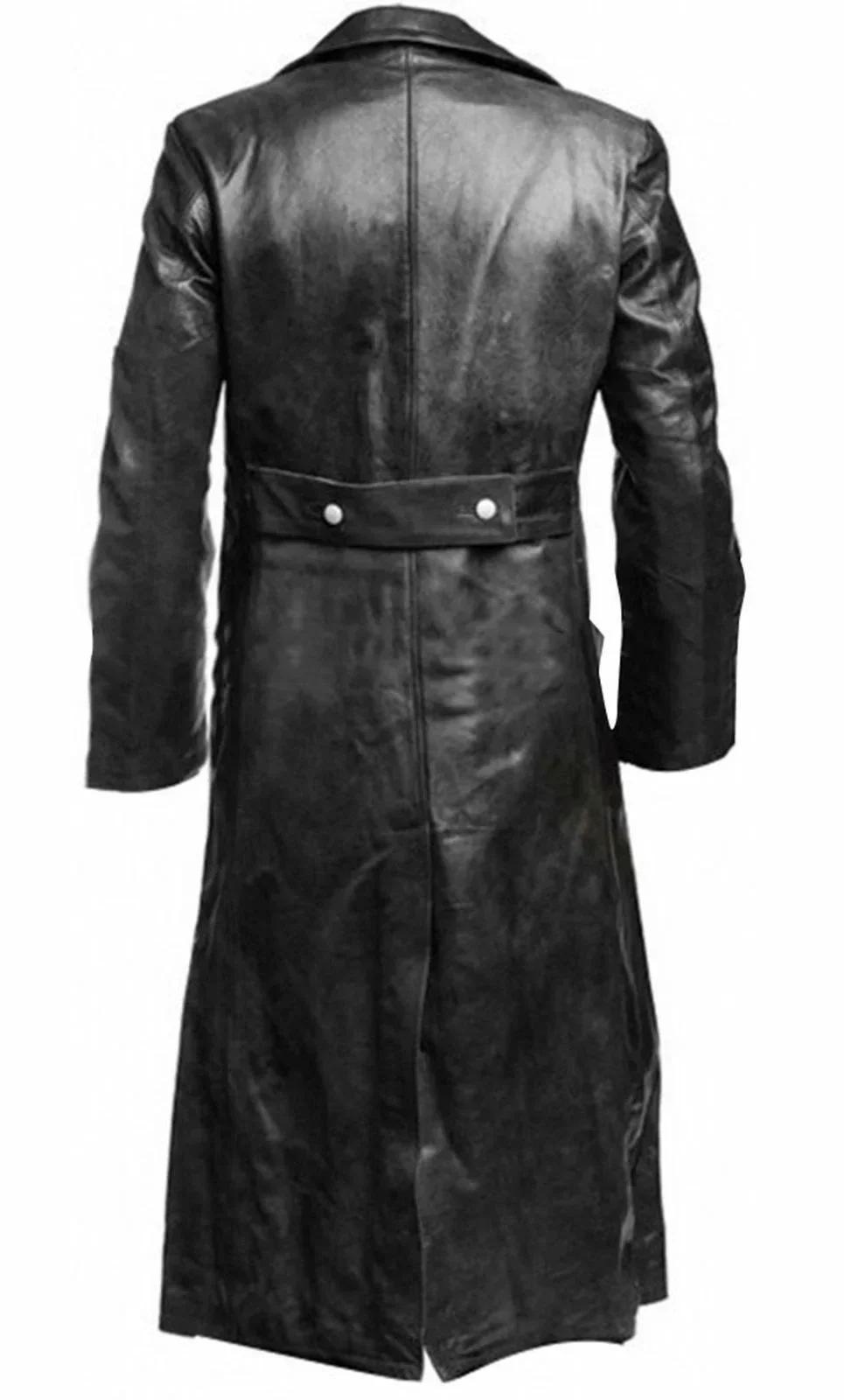 Manteau d'officier militaire classique allemand de la seconde guerre mondiale pour hommes, manteau d