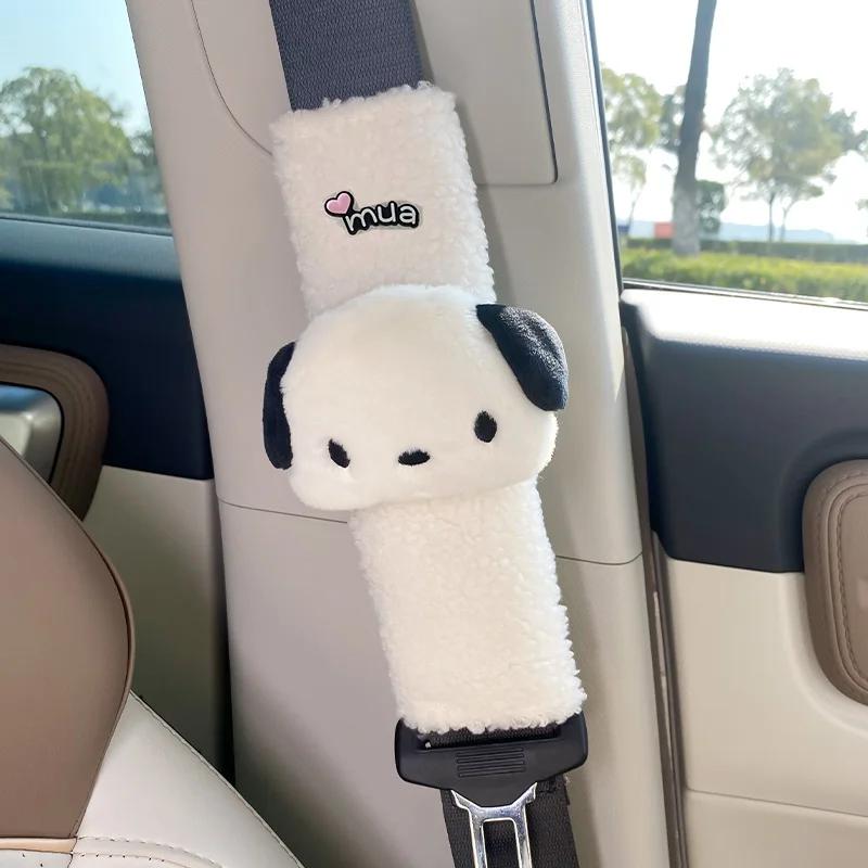 Juste de ceinture de sécurité de Krasnocar de dessin animé mignon, sangle initiée, coussin SFP, joue