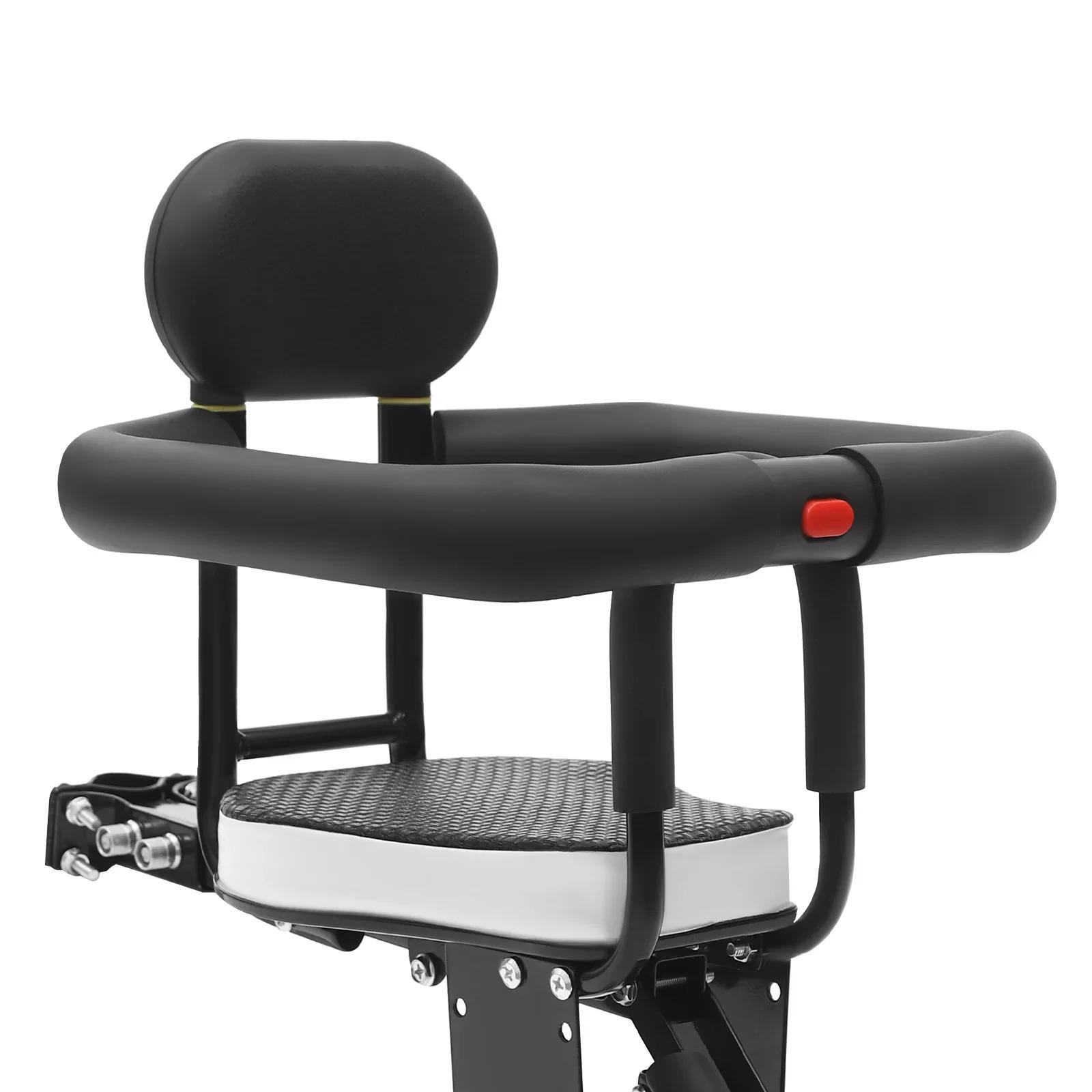 Siège avant avec garde-corps et pédale de protection, siège enfant, siège vélo, chargement jusqu'à 8