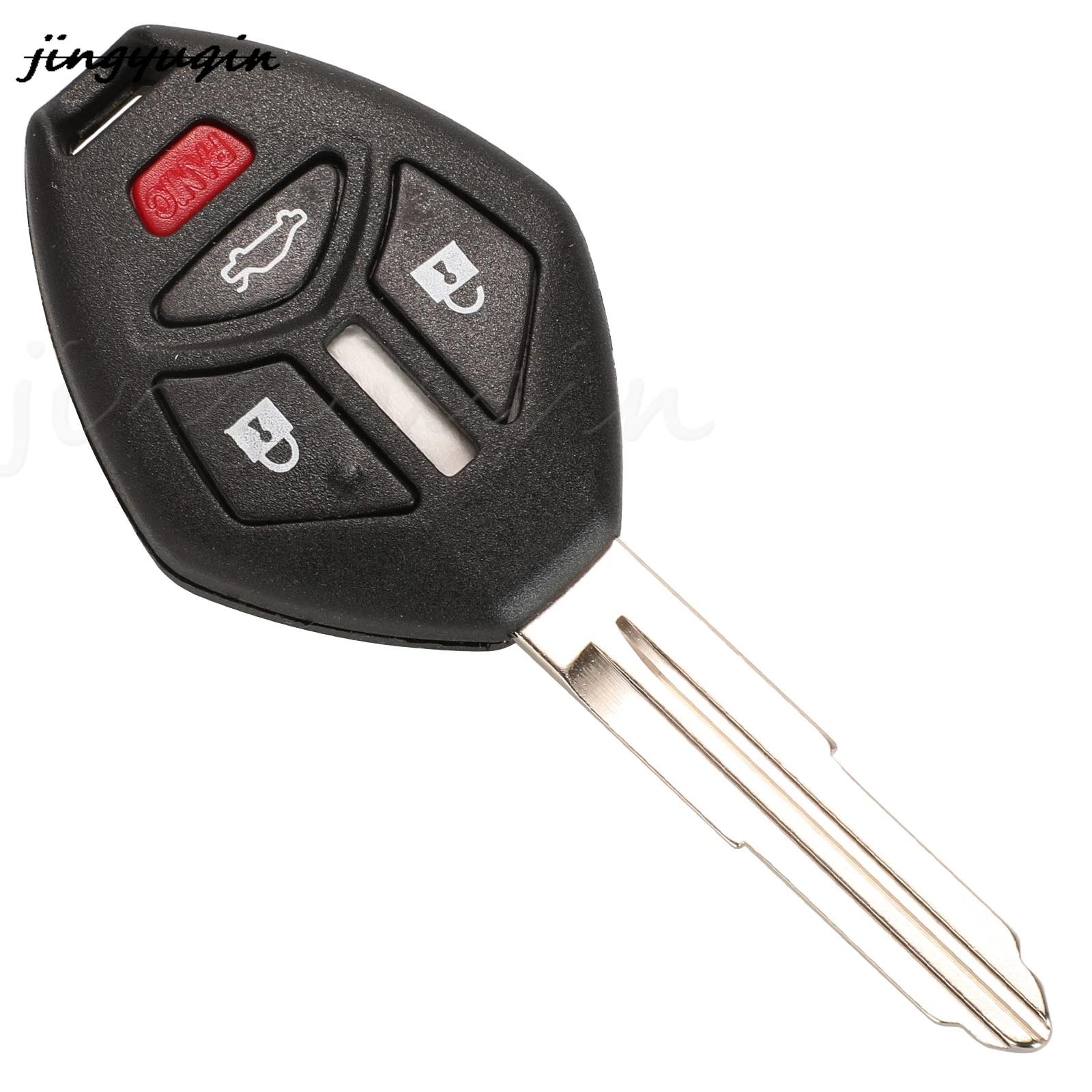 Jingyuqin 2/3/4 boutons remplacement télécommande voiture clé coque Fob pour Mitsubishi Outlander Ga