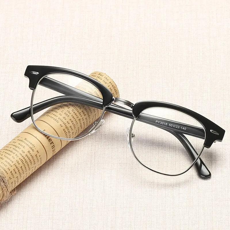 Hommes rétro anti-lumière bleue lunettes d'ordinateur lunettes de lecture et de jeu 2023