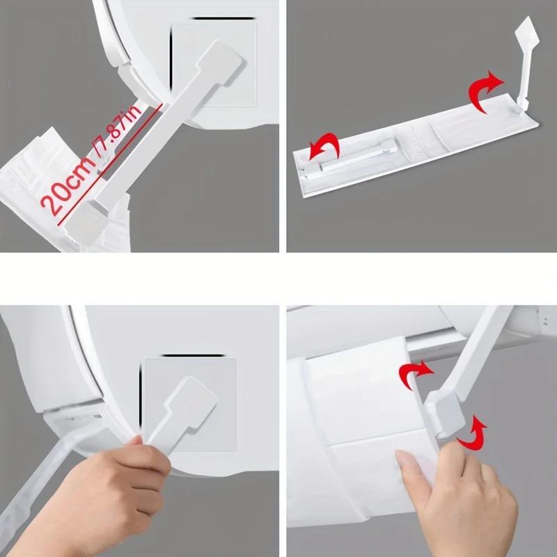 Pare-brise de climatisation de type suspendu évolutif, déflecteur d'air Anti-soufflage direct, défle