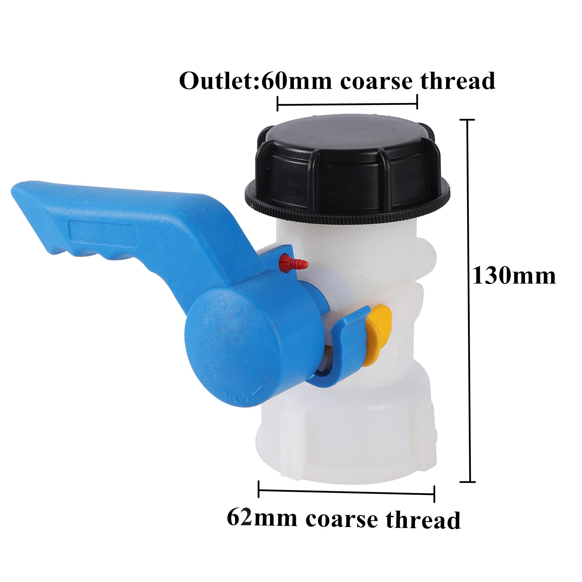 Vanne papillon de réservoir IBC DN40/50/80 62/75/100mm, conteneur de réservoir fourre-tout, Valve de