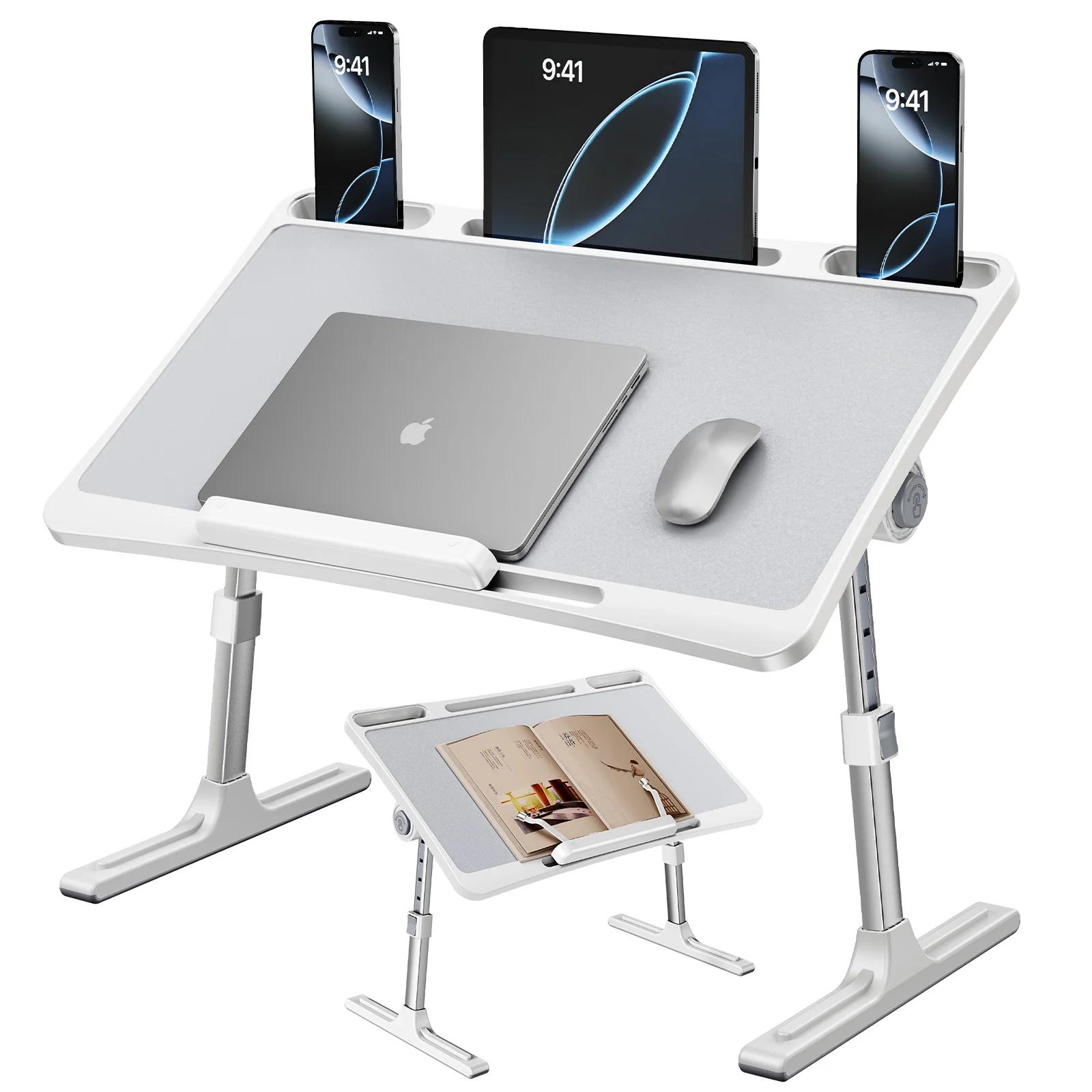 Eary Support de livre pliable pour bureau de lecture Support d'ordinateur portable réglable en haute