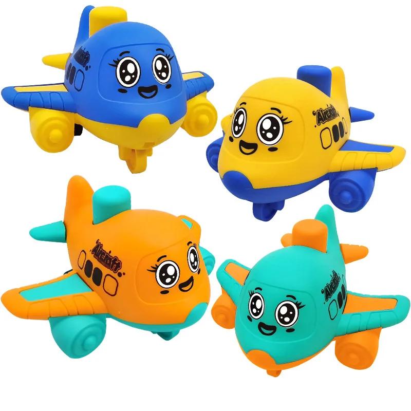 Jouets d'avion Press and Go pour tout-petits de 1 à 3 ans, voitures de course d'animaux pour bébés, 