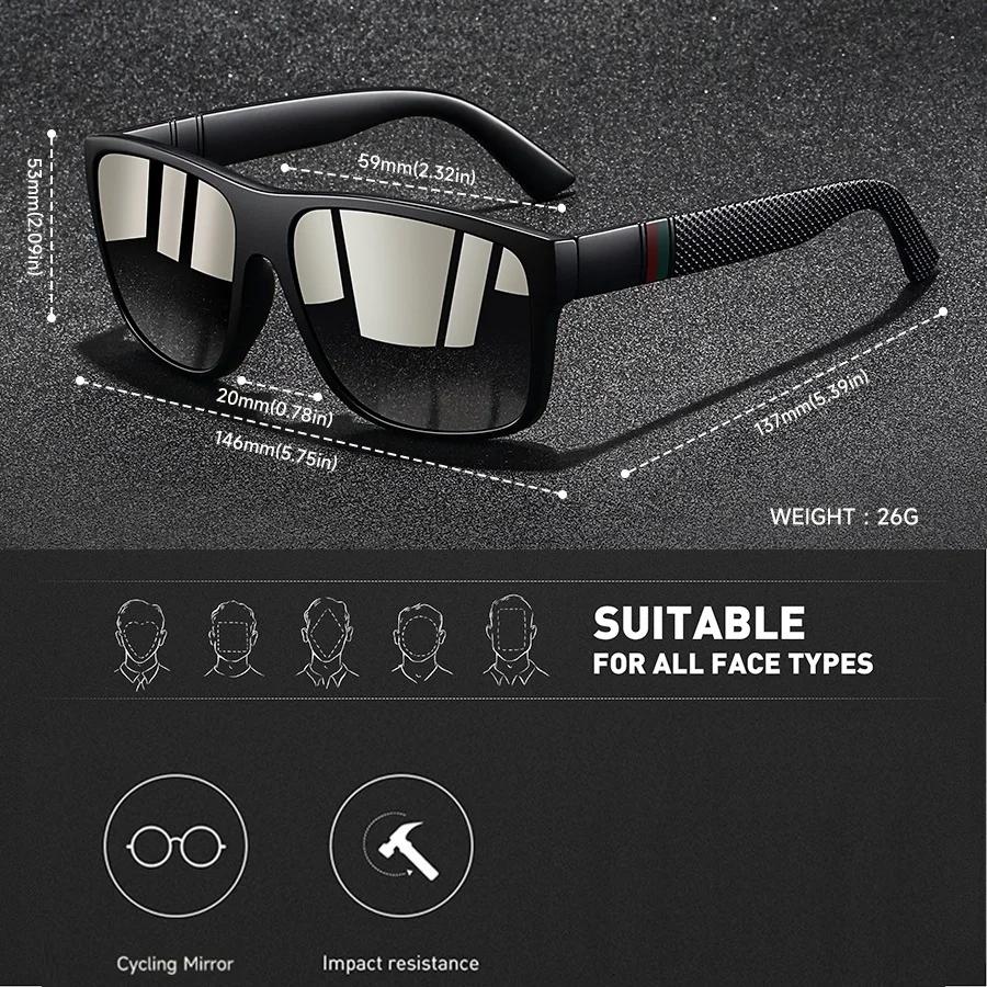 Mode Vintage motif de contrôle carré lunettes de soleil hommes femmes pêche conduite homme marque de