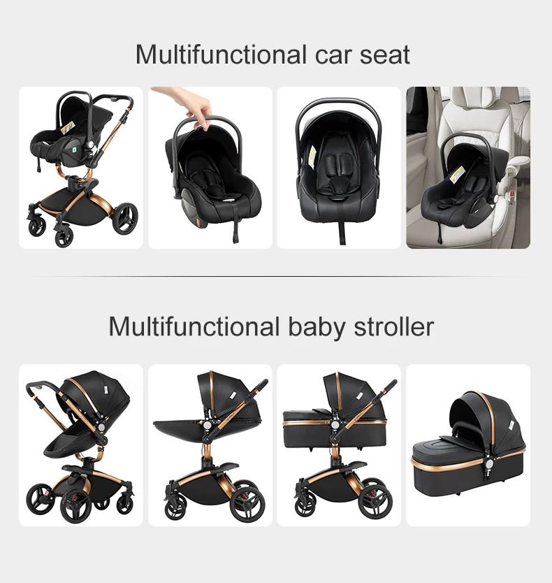 Poussette bébé voiture pour landau pour nouveau-né bébé accessoires bébé Buggy infantile 3 en 1 pous