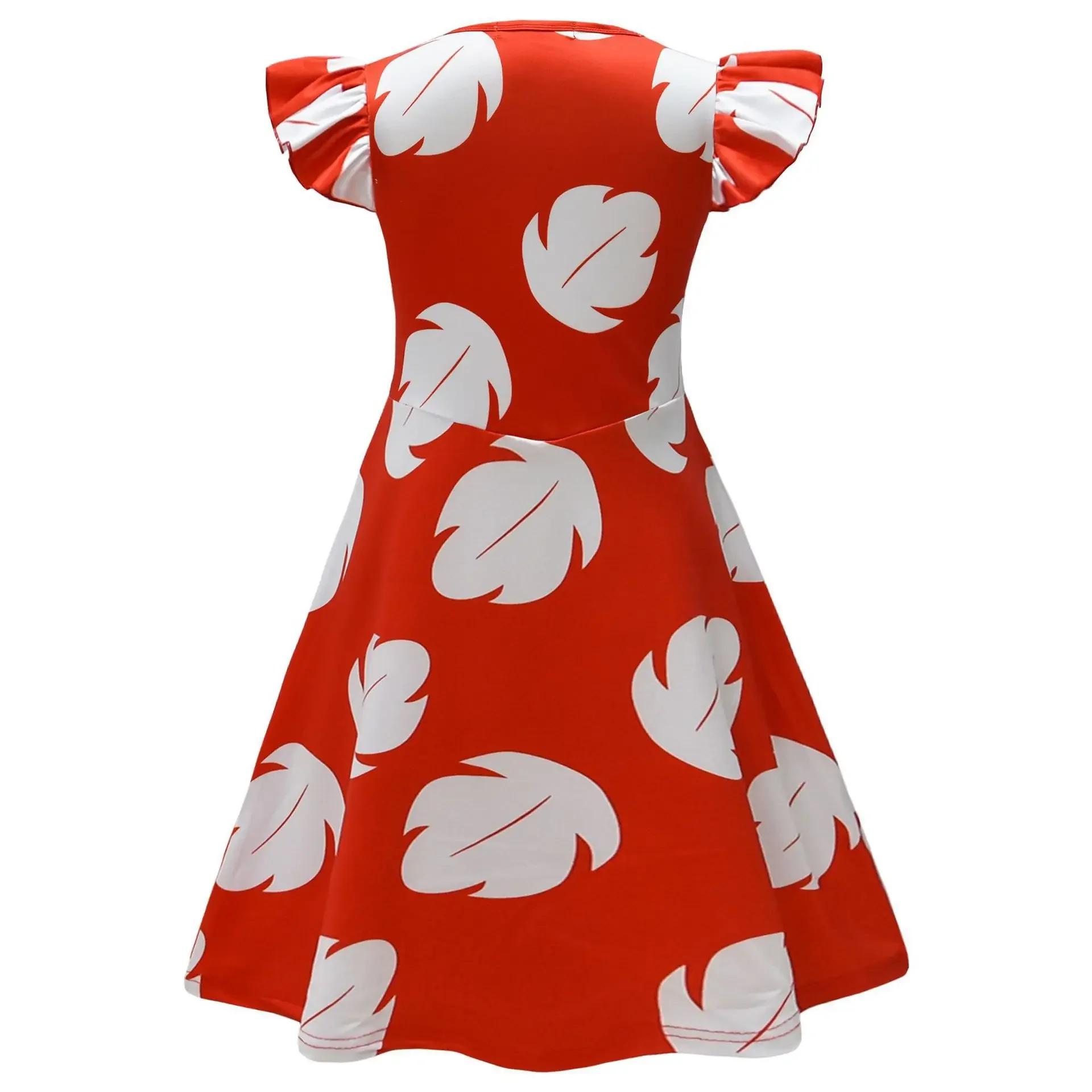 Enfant Lilo et Stitch série télévisée animée Costume jouer habiller 2025 Hawaii Style Lilo Robe Todl