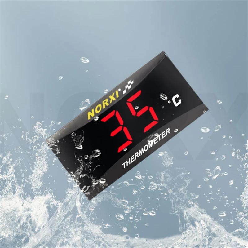 Thermomètre de moto température de l'eau Mini compteur norxi pour XMAX250 300 NMAX CB 400 CB500X cap