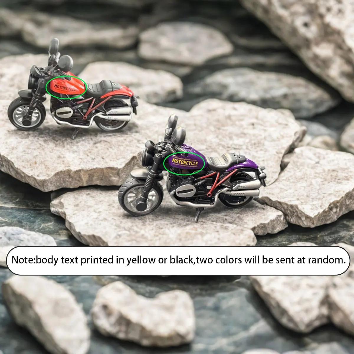 Jouets de modèle de moto, 1 pièce, Mini véhicules, accessoires de décoration pour garçon, voiture en
