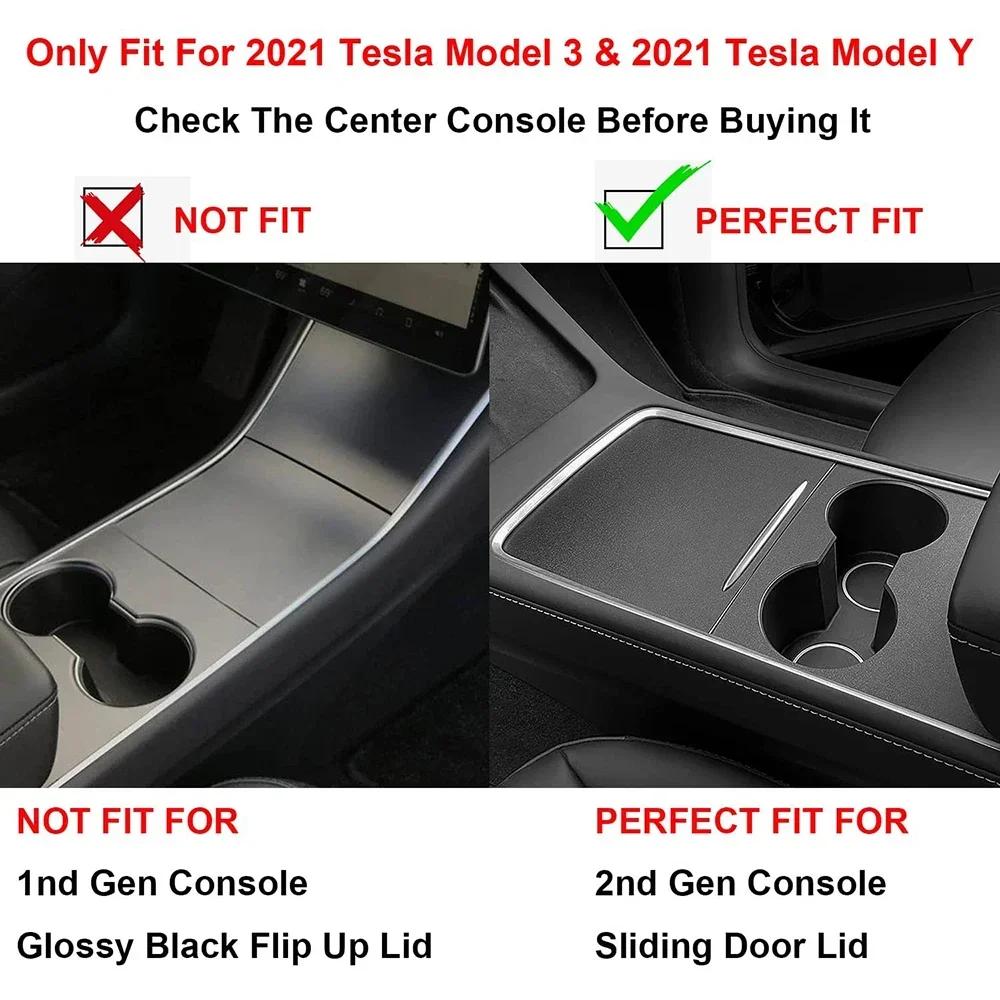 YZ pour Tesla modèle 3 modèle Y 2021-2023 organisateur de Console centrale voiture Tesla accoudoir d