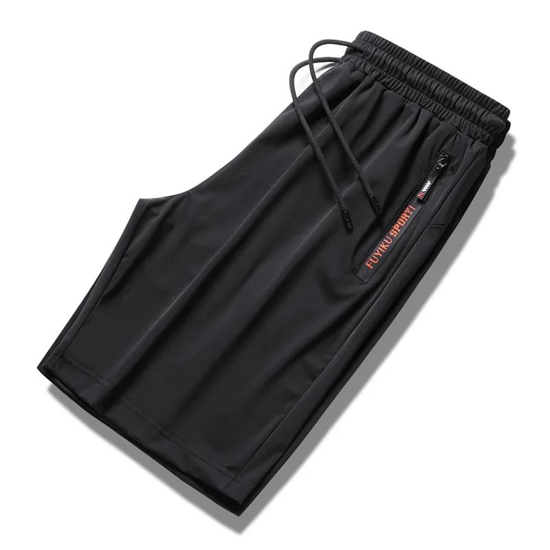 2025 été hommes Shorts 9xl 8xl 7xl séchage rapide glace soie Cool pantalons courts hommes Shorts de 