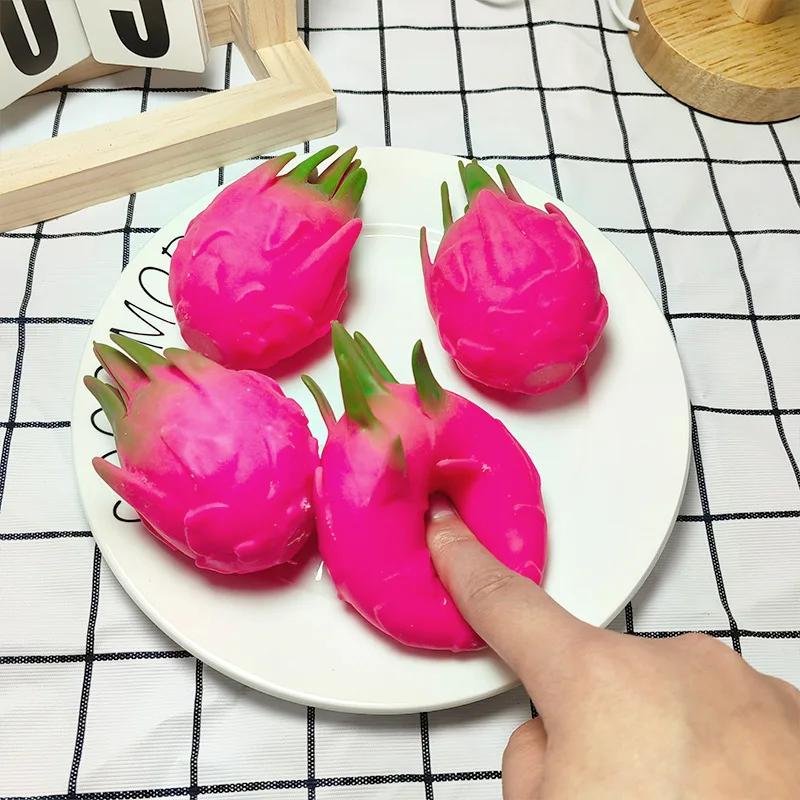 Boule à presser pour fruits Dragon, décompression amusante, cadeau Squishy, anti-Stress, Fidget, jou