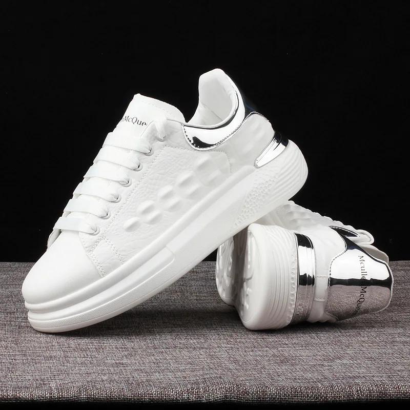 Baskets respirantes rehaussantes pour hommes et femmes, chaussures de skateboard, chaussures de tenn
