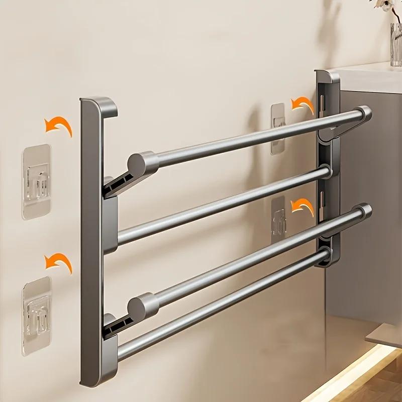 Étagère à chaussures murale non perforée, en matériau métallique, adaptée au rangement des chaussure