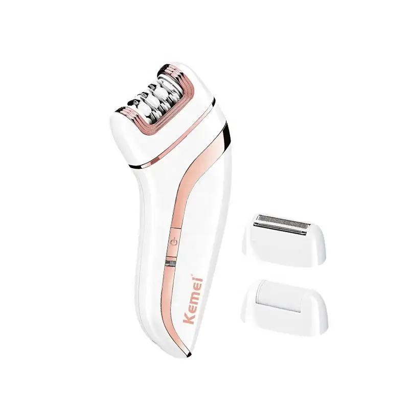 Kemei femmes épilateur électrique dame épilation visage, corps, jambe, Bikini, jambes, bras, aissell