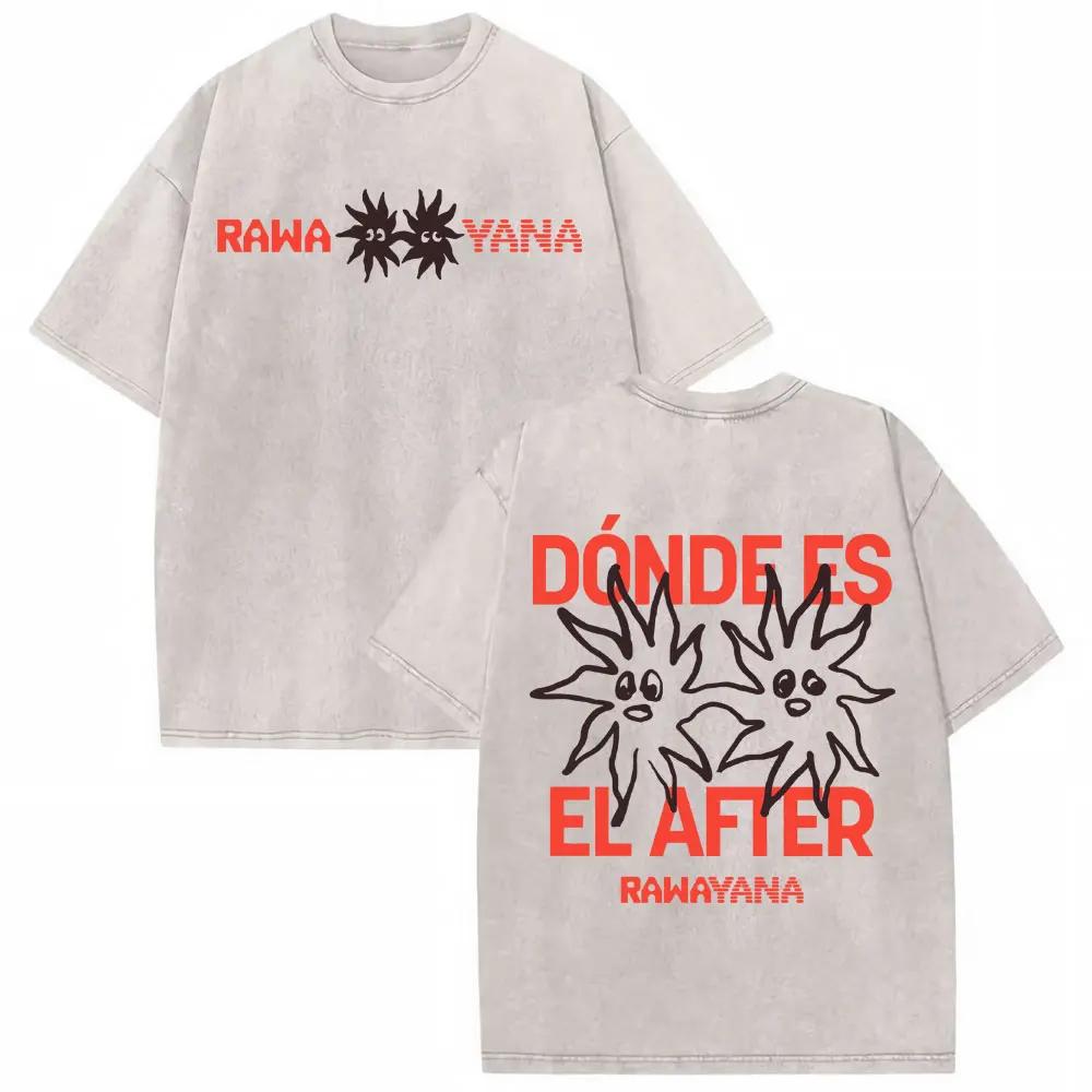 T-shirt imprimé avec les paroles de Rawayana Se Viene Cositas, pour hommes et femmes, mode Hip Hop S