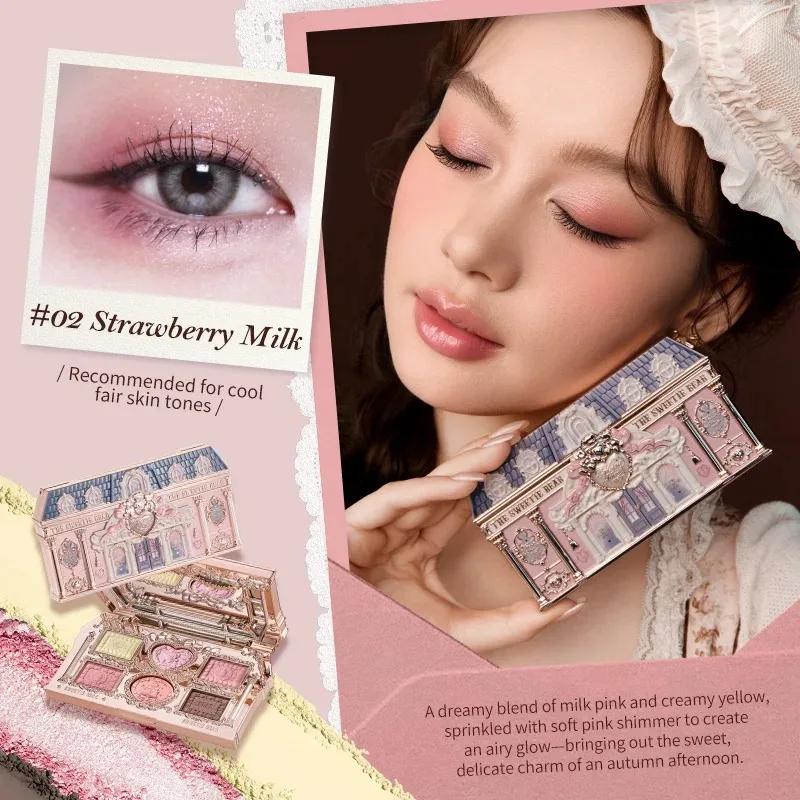 Flower Knows SWEETIE BEAR Palette de maquillage pour les yeux hautement pigmentée ombres à paupières