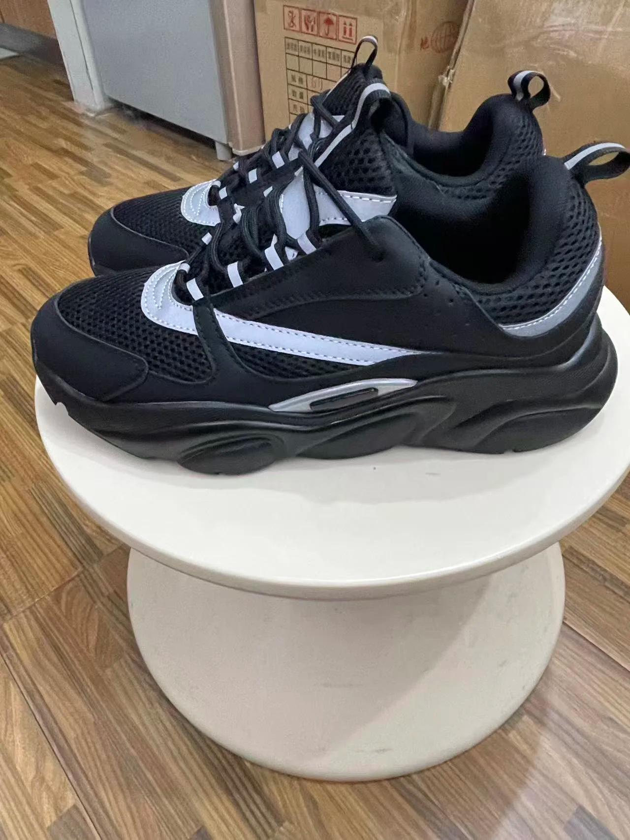 Sneakers unisexes B22 en mesh respirant, absorption des chocs, antidérapantes, légères, coupe basse,