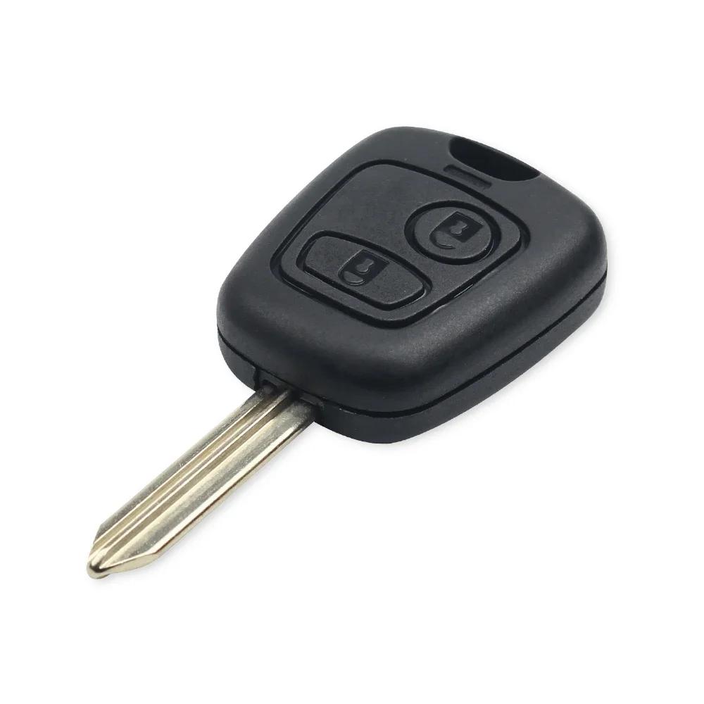 EllYYOU-Clé télécommande à 2 boutons, 433MHz, puce VA2, lame VA73, HU83, SX9, cristaux en C1, C2, C3