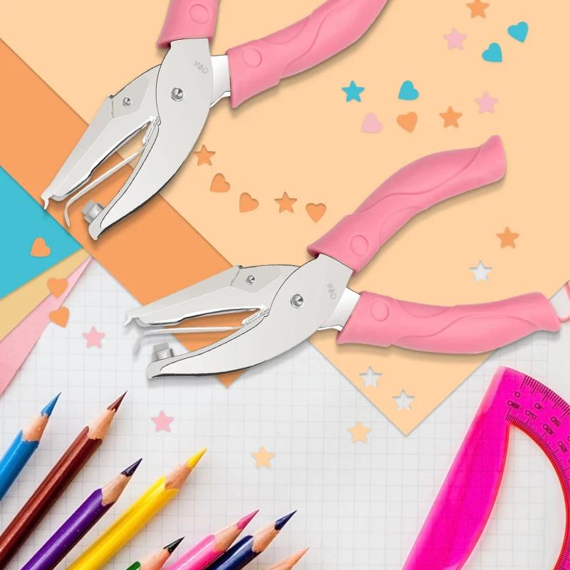 Perforateur à trou unique mignon pour Scrapbooking, papier pour vêtements, étoile, cœur, cercle, bri