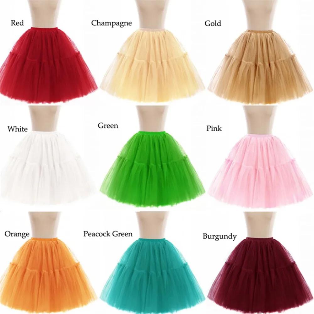 MisShow femmes Tutu jupe courte taille haute maille doux Tulle jupe bouffante Pettiskirt bal robe de