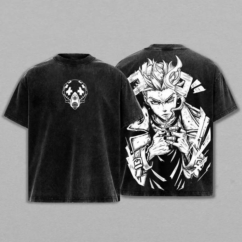 Gachiakuta Vintage Anime Chemise Lavée Anime Amant T-Shirt Cadeau Graphique Impression T-Shirt Grand