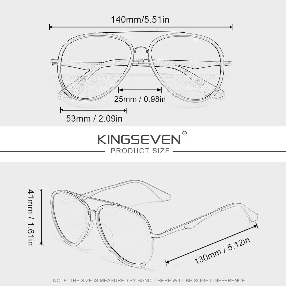 Lunettes de soleil classiques KINGSEVEN, polarisées, originales, pour la conduite, protection UV400,