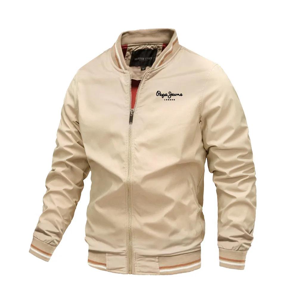 2025 printemps été Bomber veste hommes noir décontracté coupe ajustée Baseball hommes vestes nouvell