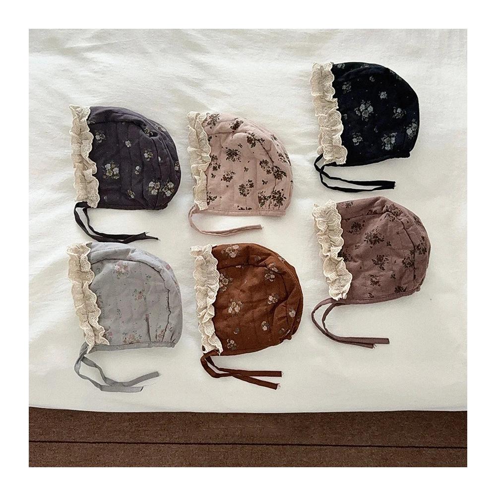 Chapeau d'hiver enfants MILANCEL mignon floral dentelle - Protection oreilles 8 couleurs filles - Casquette palais