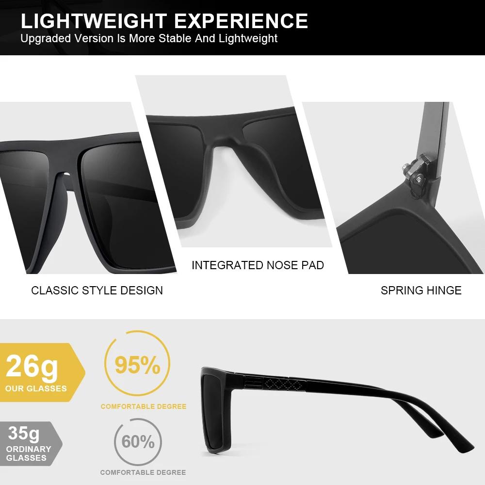 CRIXALIS lunettes de soleil polarisées pour hommes et femmes Vintage carré conduite pêche lunettes d