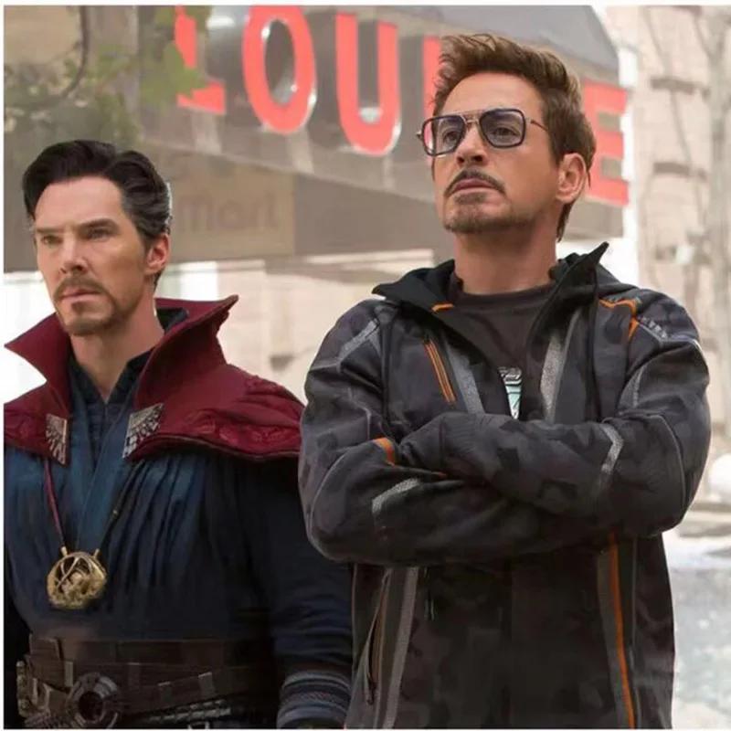 Lunettes de soleil mode cadre carré Tony Stark Style femmes lunettes de soleil hommes carré marque D