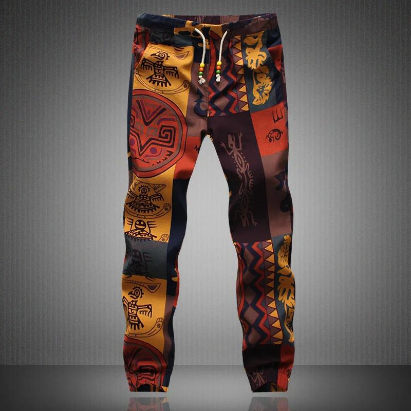 Pantalon de jogging homme imprimé floral, nouvelle mode printemps 2026, taille européenne, décontrac