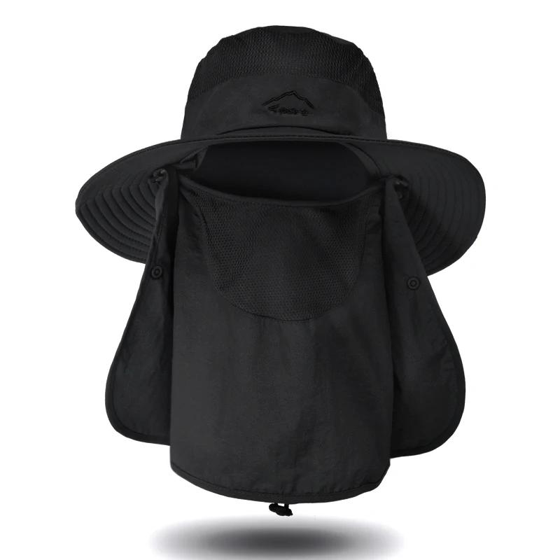 Chapeau de pêcheur, chapeau de soleil pour hommes, chapeau de soleil d'été à séchage rapide pour l'e