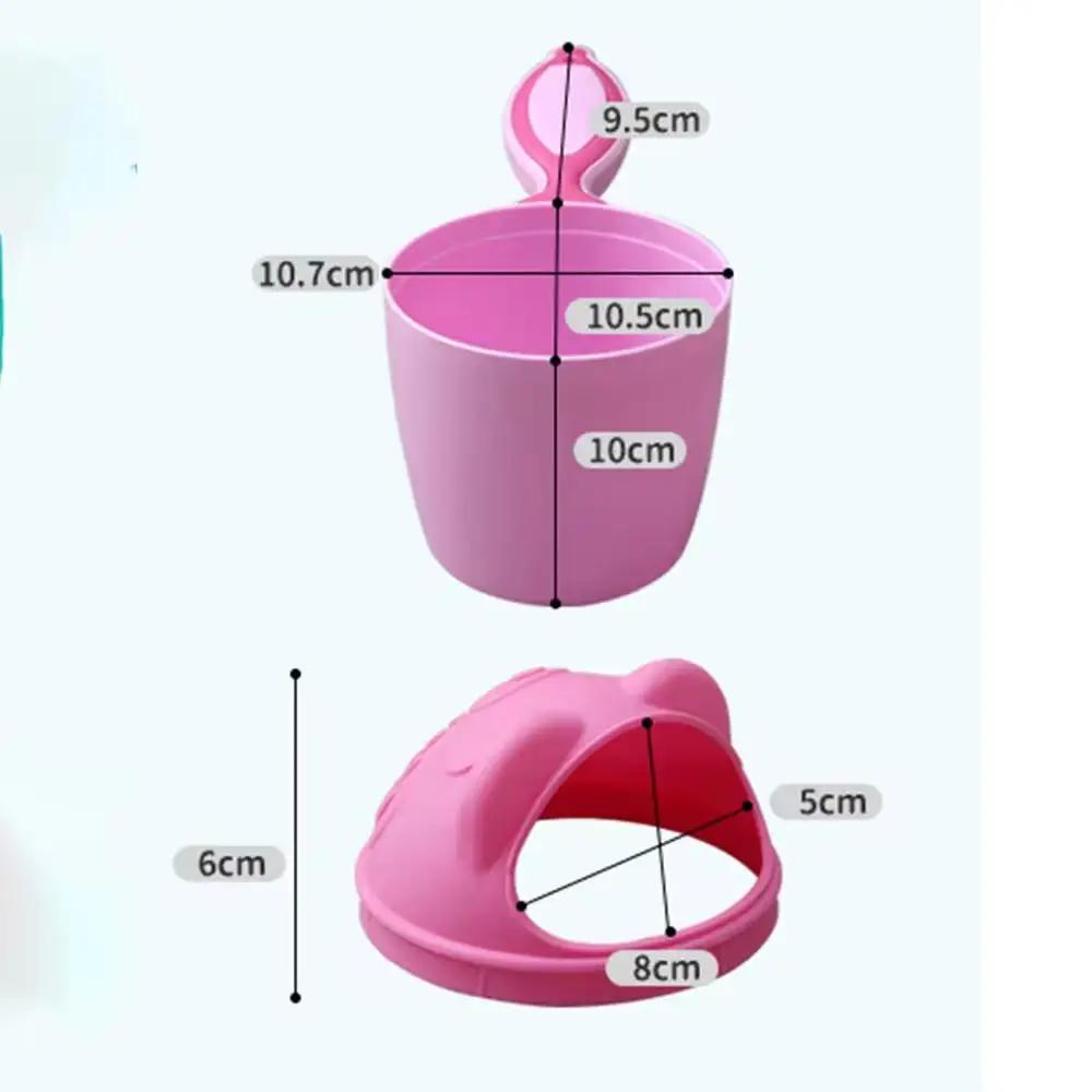 Tasse de shampoing pour bébé, seau de bain pour bébé, cuillère de bain pour enfants, tasse de lavage
