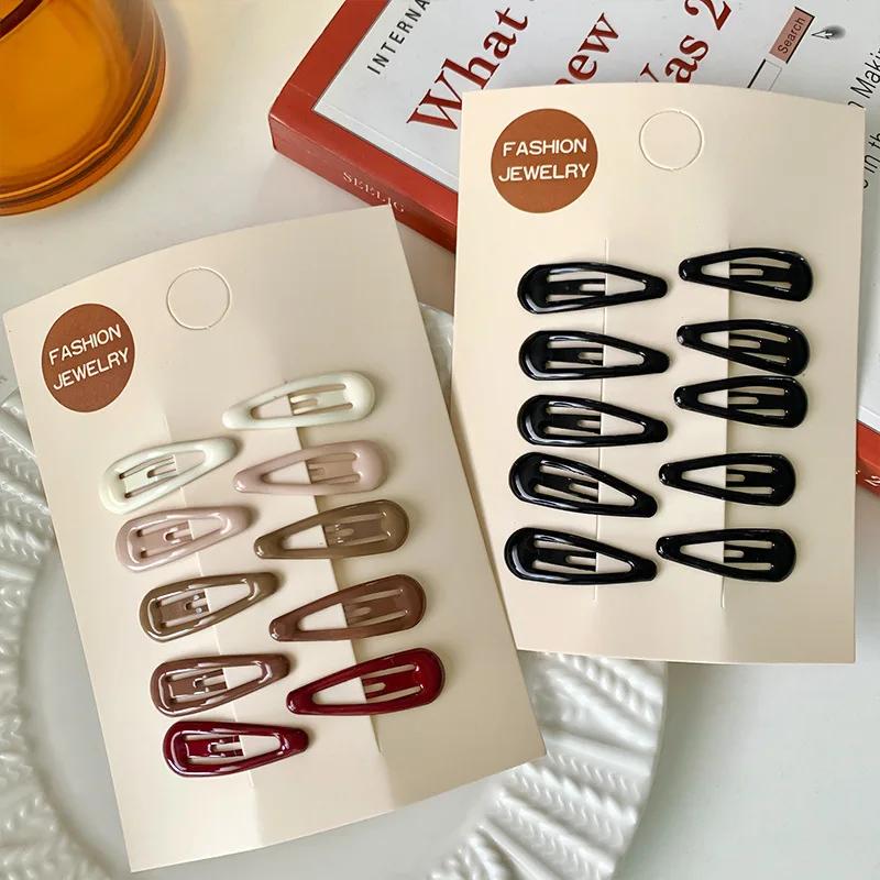 10 pièces/sac filles Mini pinces à cheveux épingles à cheveux BB épingles à cheveux Barrettes en mét