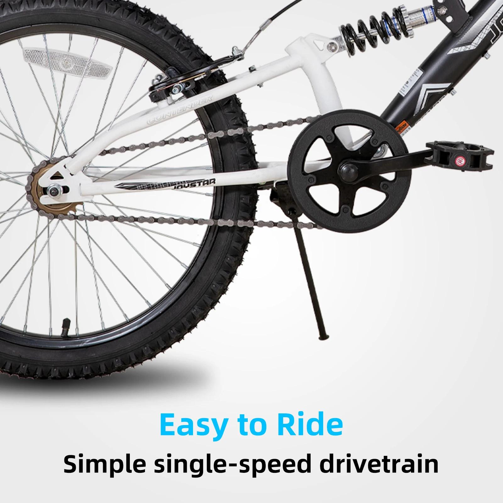 JOYSTAR Vélo pour enfants de 20 pouces pour enfants âgés de 5 à 13 ans, vélo de montagne pour enfant