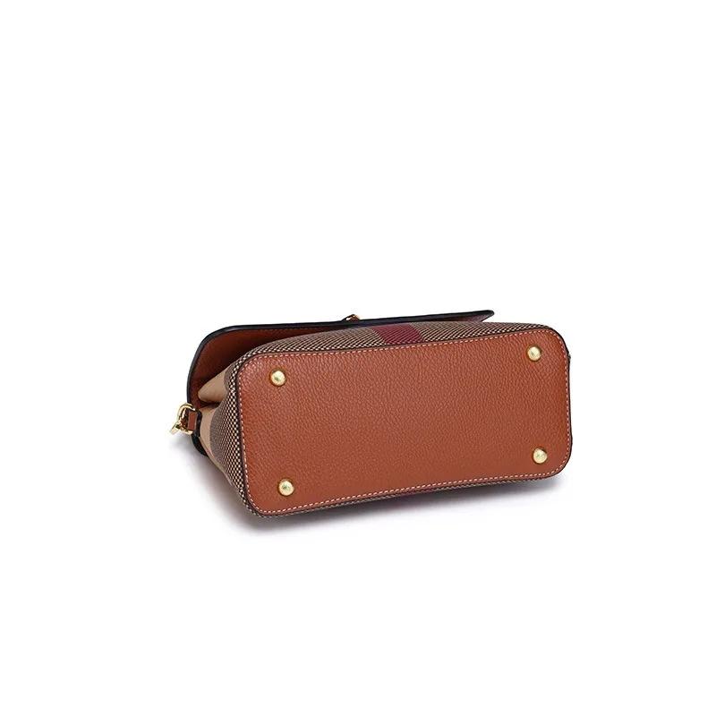 Sac à langer chic et décontracté pour femme, sac à main élégant en cuir à bandoulière, design minima