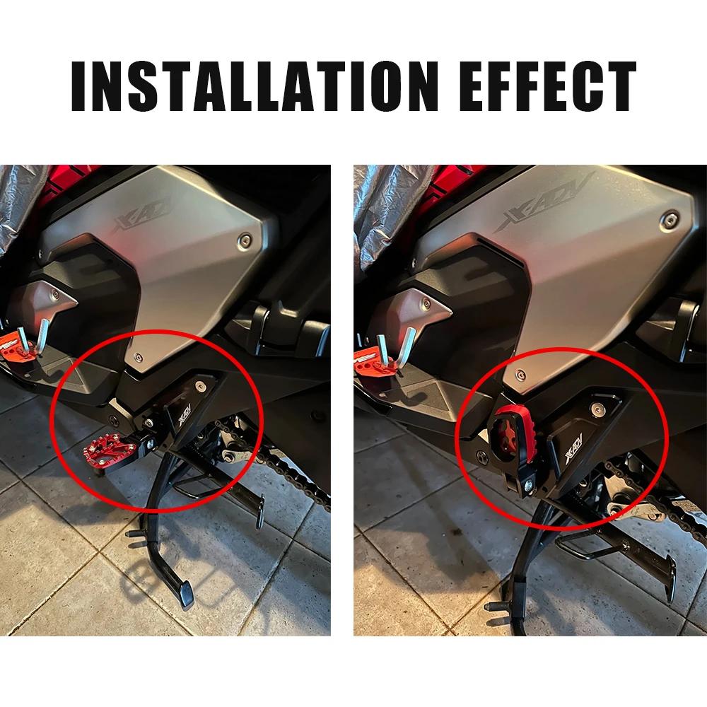 2025 X-ADV moto CNC pédale arrière pied support pliant repose-pieds passager repose-pieds pour HONDA