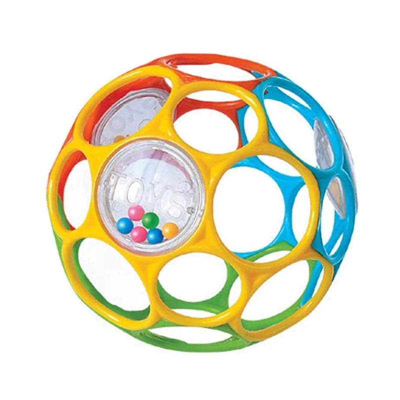 Hochets de boule de préhension doux pour bébé, avec cloche, jouet sensoriel éducatif pour l'éducatio