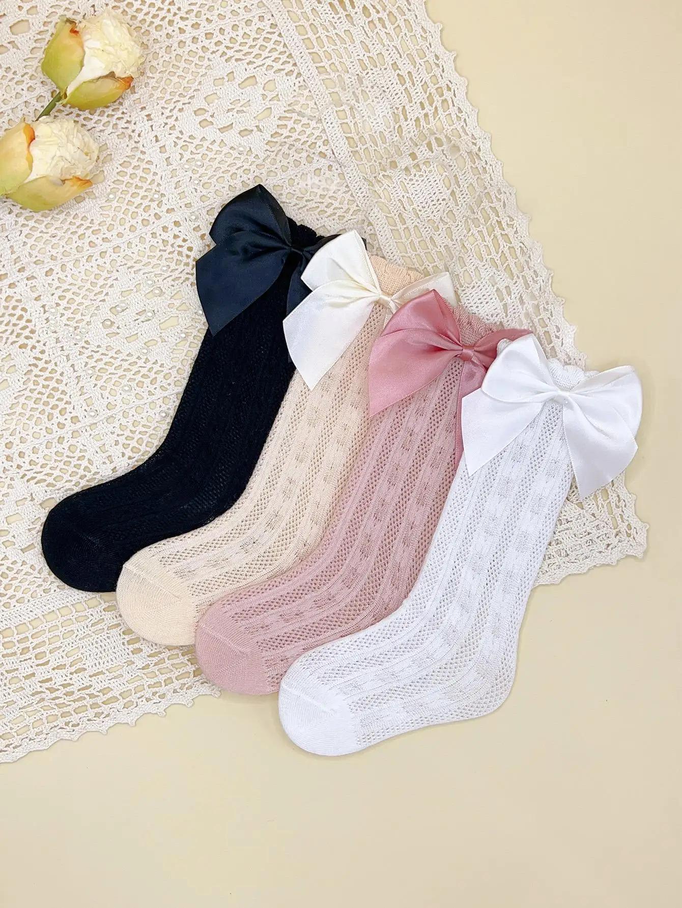 4 paires de chaussettes anti-mosquio pour bébé fille