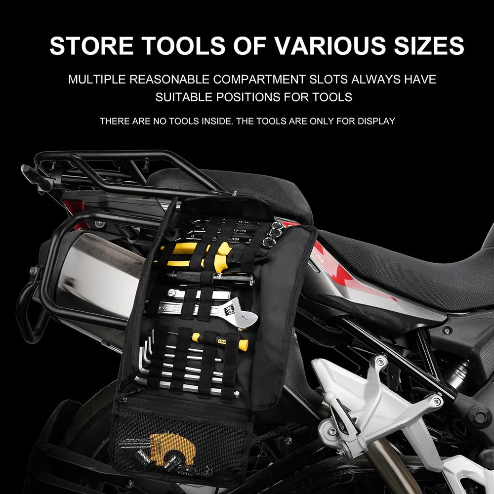 Rhinowalk – sac à outils pour moto, boîte à outils en rouleau, sac de selle, Kit de réparation Porta