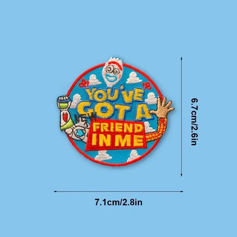 Patch brodé You're Got A New Friend In Me, Badge moral, bricolage, cadeau, fer sur patchs pour vêtem