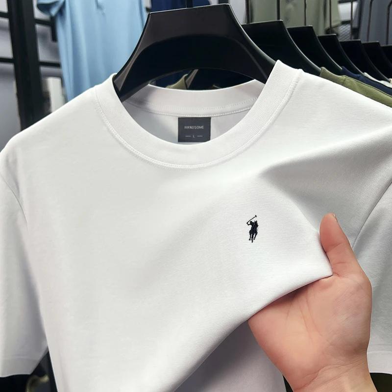 T-shirt Homme Haut de Gamme en Coton Soyeux Respirant à Manches Courtes – Collection Été Paul Brand 