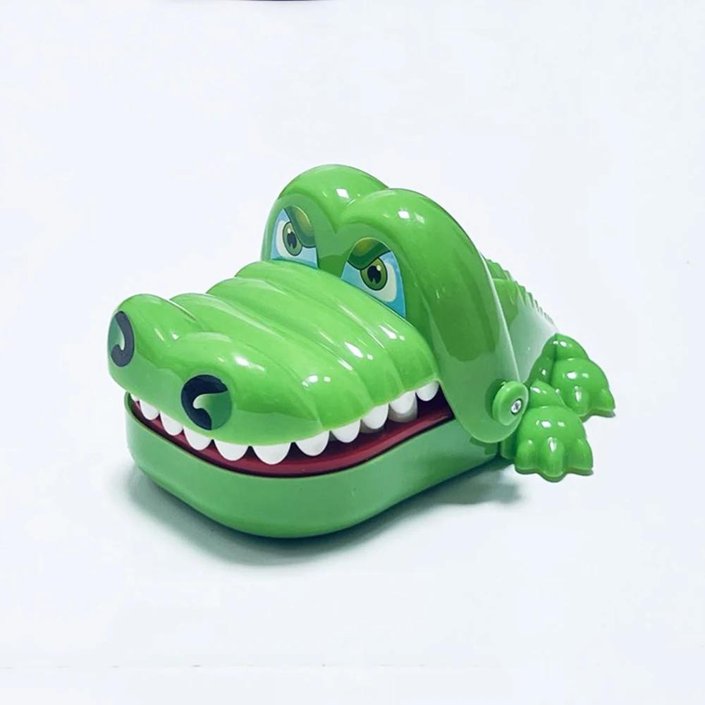 Jouets de dents de crocodile pour enfants, morsures de crocodile, entraînement de réaction des doigt