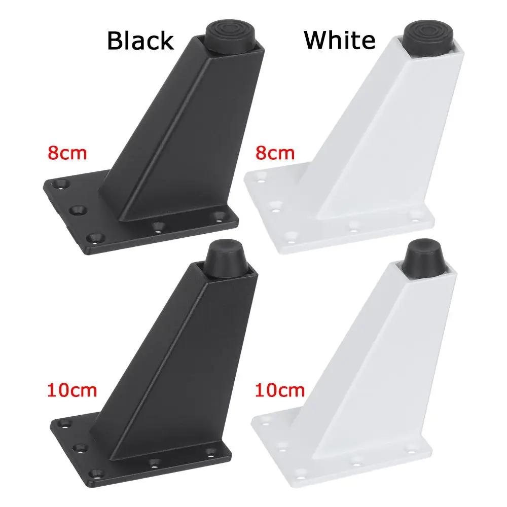 Pieds de meubles de maison Non-ald, noir et blanc, pieds de canapé, support d'armoire, support de ta
