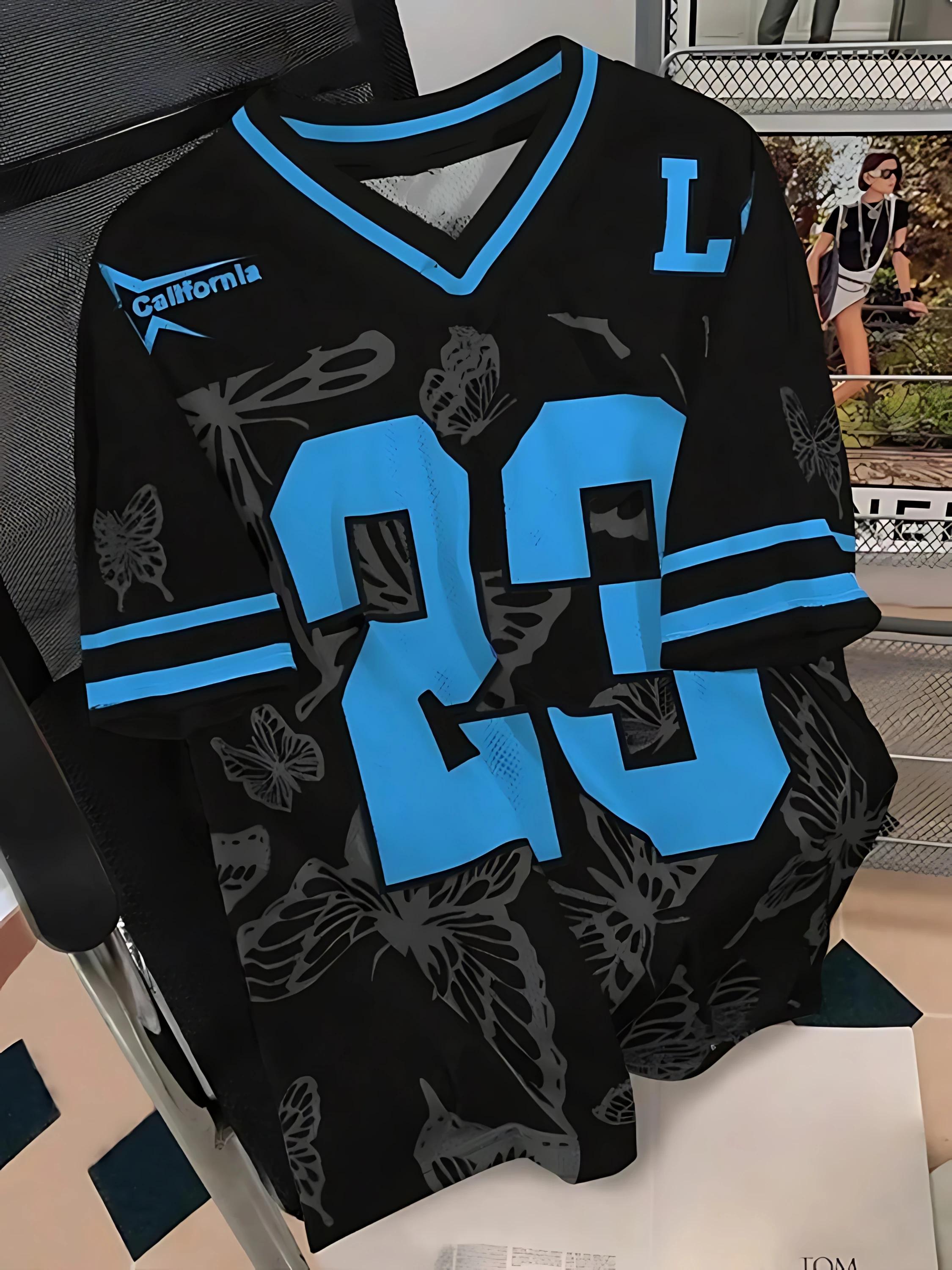 2025 été nouveau T-shirt pour hommes décontracté sport respirant et léger col en v T-shirt pour homm