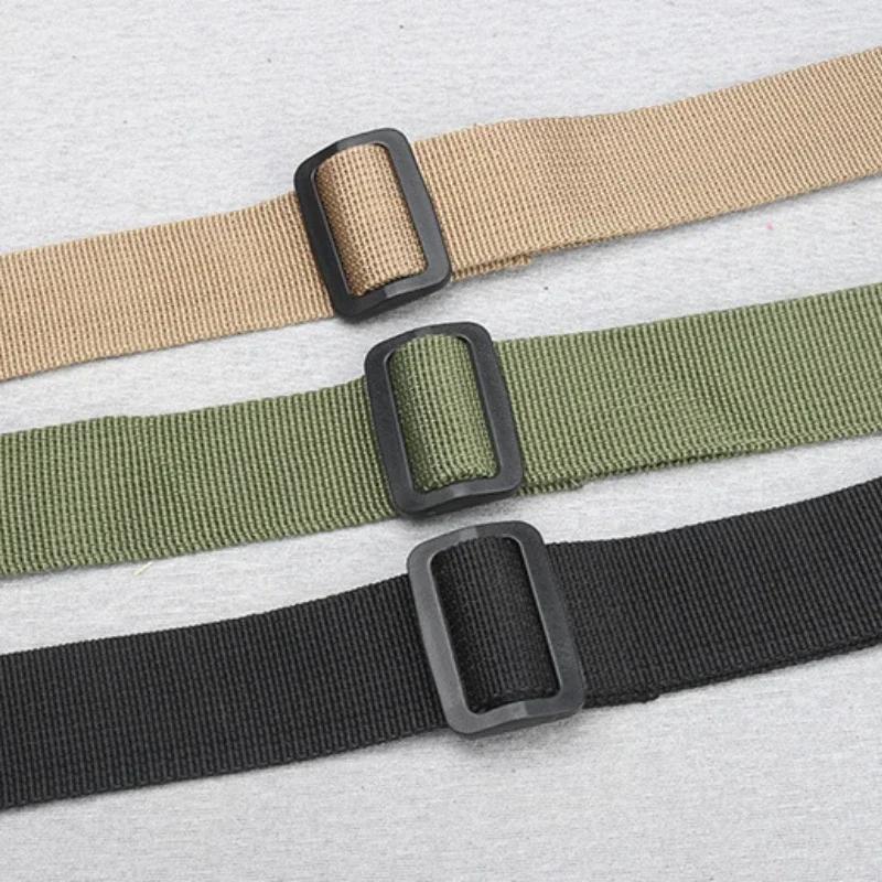 Sangle d'épaule tactique à deux Points, ceinture de fusil en Nylon Durable de l'armée, écharpe robus